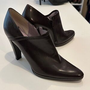 Nine West Dark Brown Heeled Boots